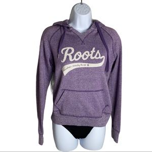 Roots Purple Hoodie Size S